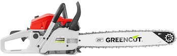 GREENCUT GS620X - Motosierra de gasolina motor 2 tiempos